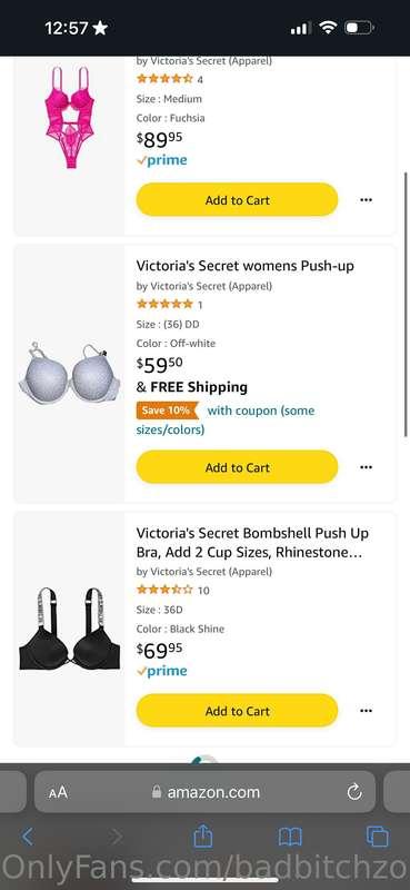 whoever buys me something off my lists will get my special v..