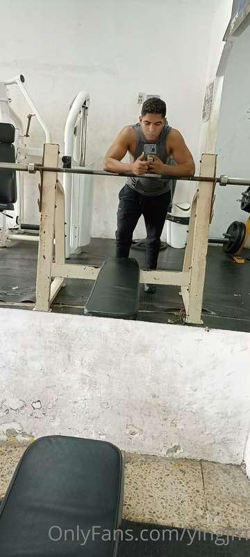 Con frío pero hay estamos 🏋️♥️