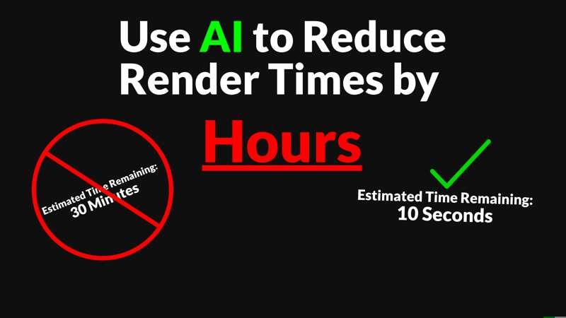 Using AI to Reduce Render Times