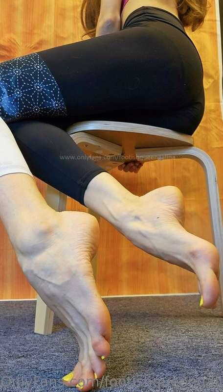 You love to be on that floor underneath my feet, don't you?