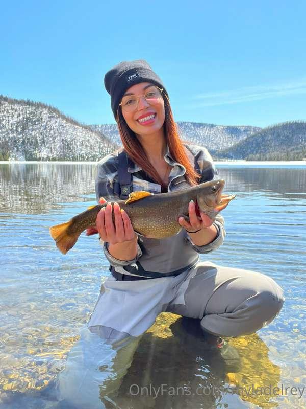 Guess who went trout fishing y'all 😇