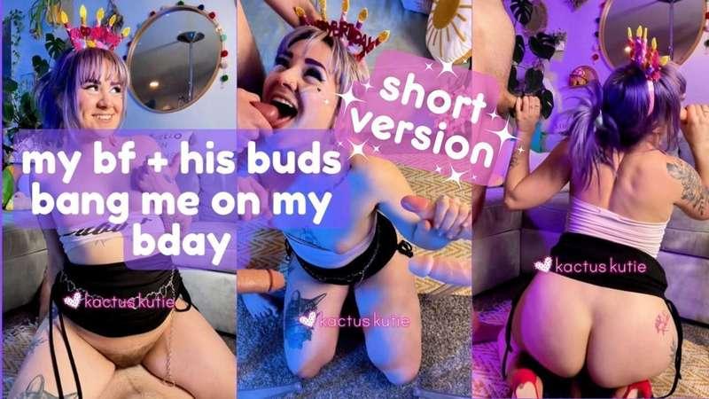 remember when my bf + his buds banged me on my birthday? it was such a sweet surprise! 💦💕🥰

#gangbang #orgy #bukkake #cumswallowing #facial #cumonface #sex #birthday #bday #bdaygirl #fuckme #smallboobs