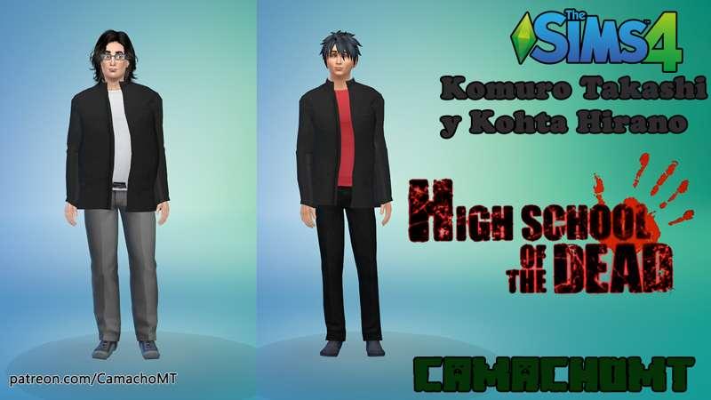 Komuro & Kohta - HighSchool of the Dead