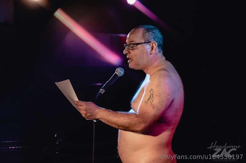 From one of my performances with Naked Boys ReadingPhoto by ..