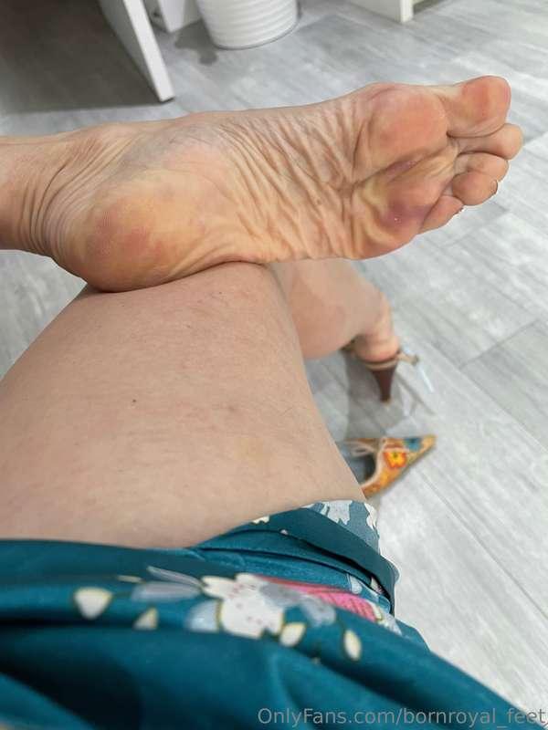 These soles are to be worshiped as soon as I wake up. Then y..