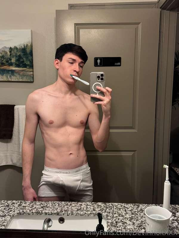 I've got a toothbrush you can use 😉
