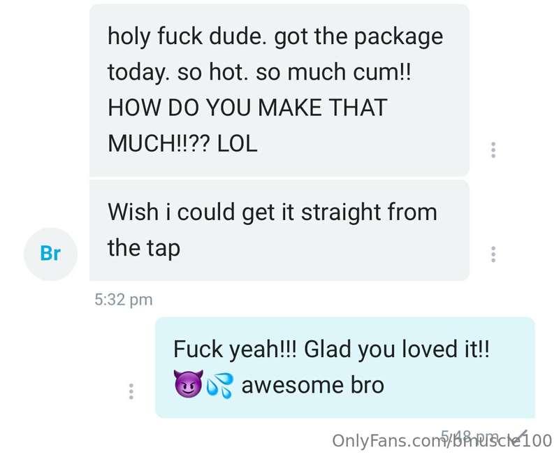 From a lucky fan who bought my cum 💦😏 you can have some too!..