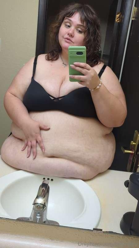 Just admiring myself alone in a hotel room after a long driv..