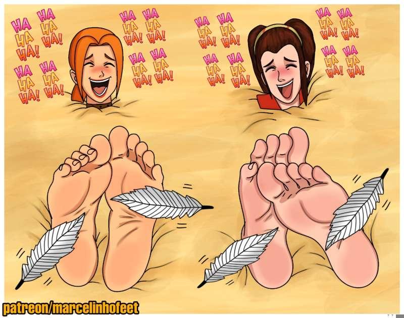 Scarlett and Karma Tickle Feet