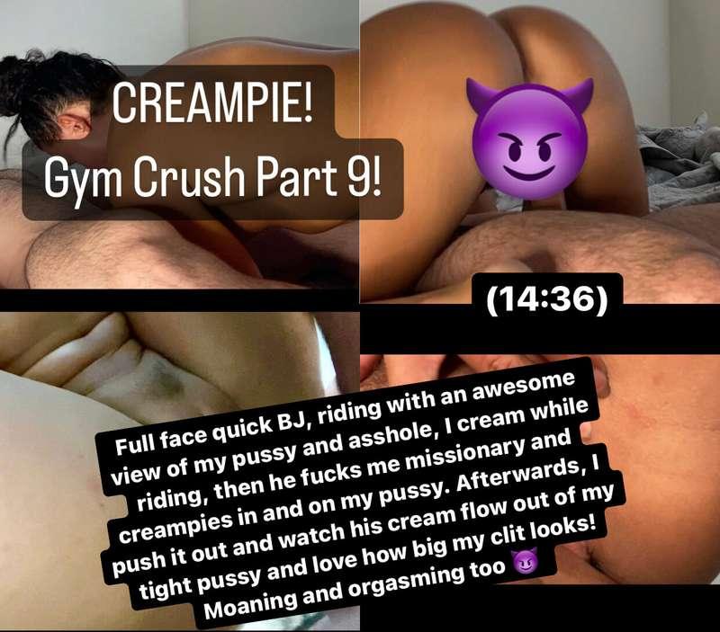 ***CREAMPIE! Gym Crush Part 9!*** 

Full face quick BJ, ridi..