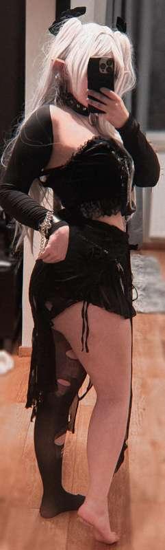 Goth Frieren cosplay preview (Cosplay/PNG)