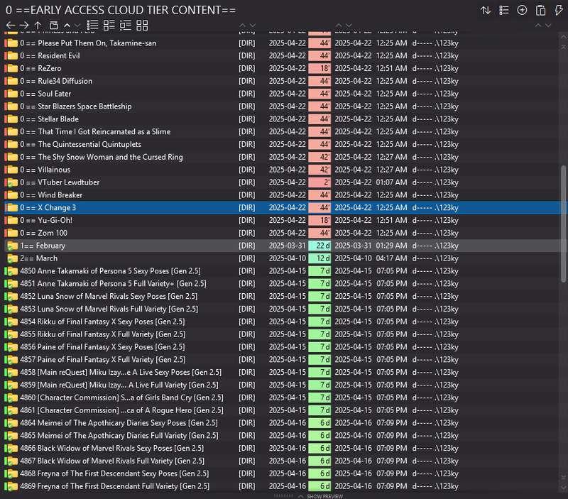 Megacloud Early Access Folder Reworked || Megacloud早期アクセスフォルダの改修
