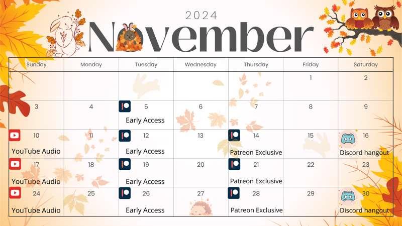 November Calendar!