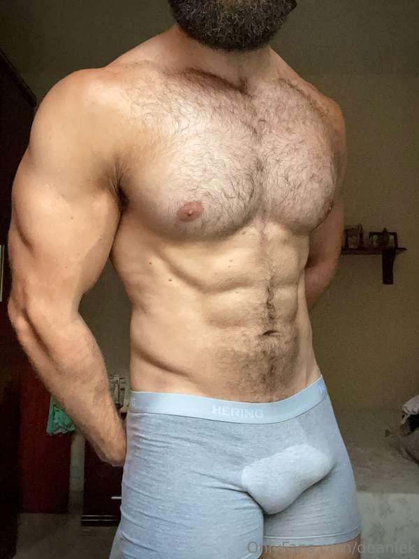Post biceps/forearms.