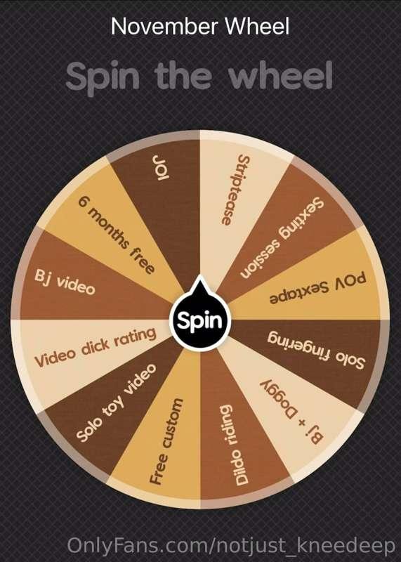*It's time for my first SPIN THE WHEEL!!!* 🥳❤️
You win a pri..