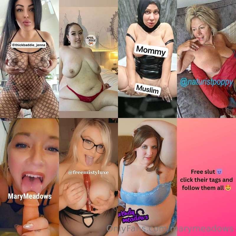 FREE Horny sluts🔥💦 Follow them all 😈👇🏼@thickbaddie_jenna@APR..