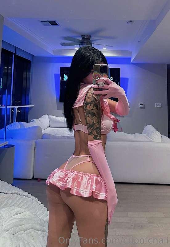 Does pink look good on me? 
