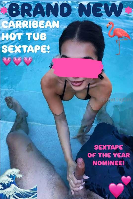 💧🦩 BRAND NEW! 🦩💧🦩💧 THE CARIBBEAN THE HOT TUB SEXTAPE! + BRAN..