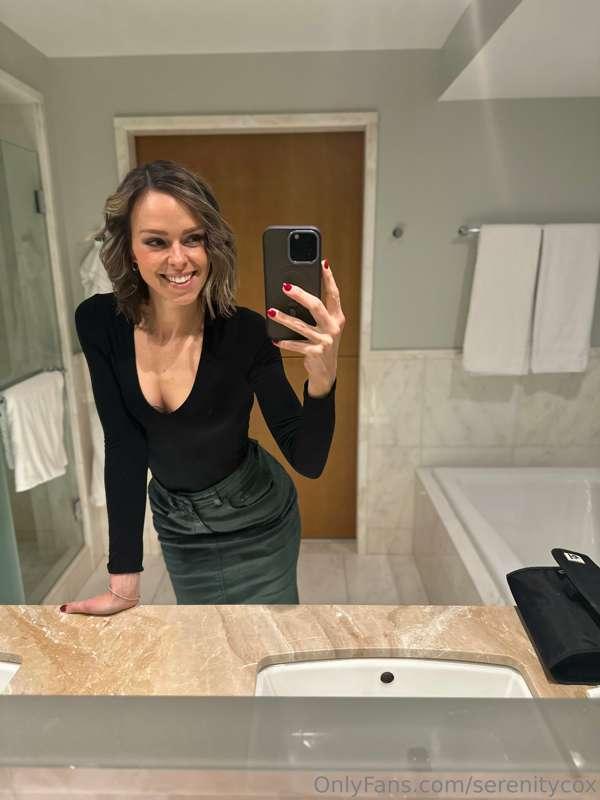 Things are going well. I’m up in his room freshening up befo..