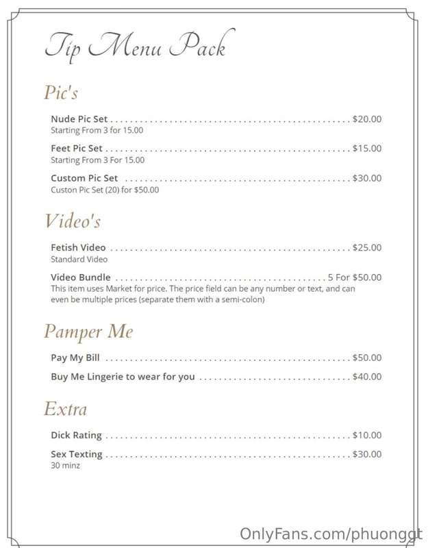 Here a Menu ~