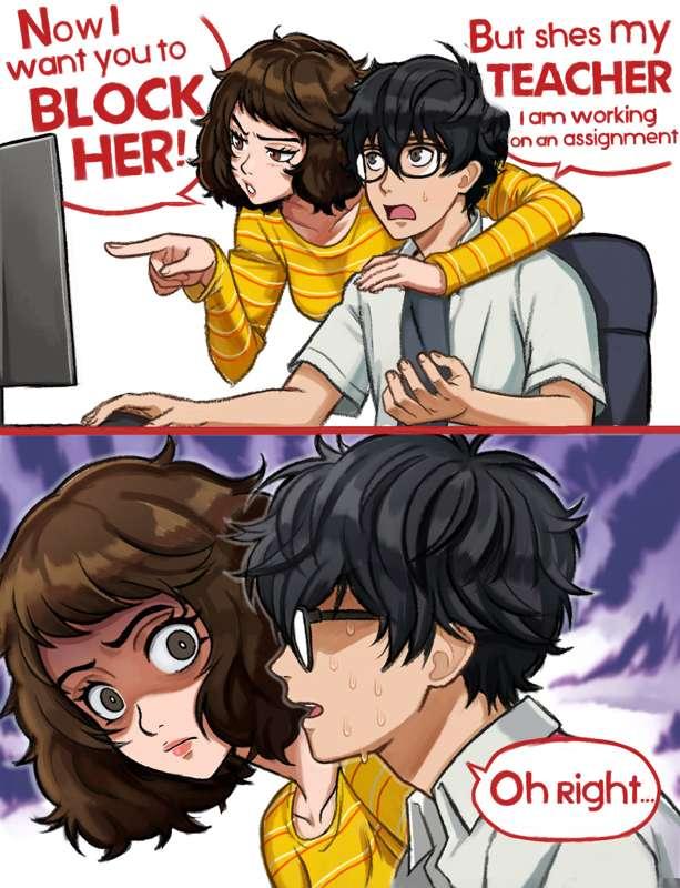 But she's my teach- oh wait!