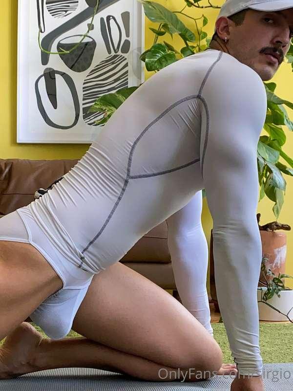 Who wants to help me with my morning stretch out?