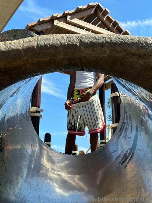 POV: you watching me from the bottom of the slide about to p..