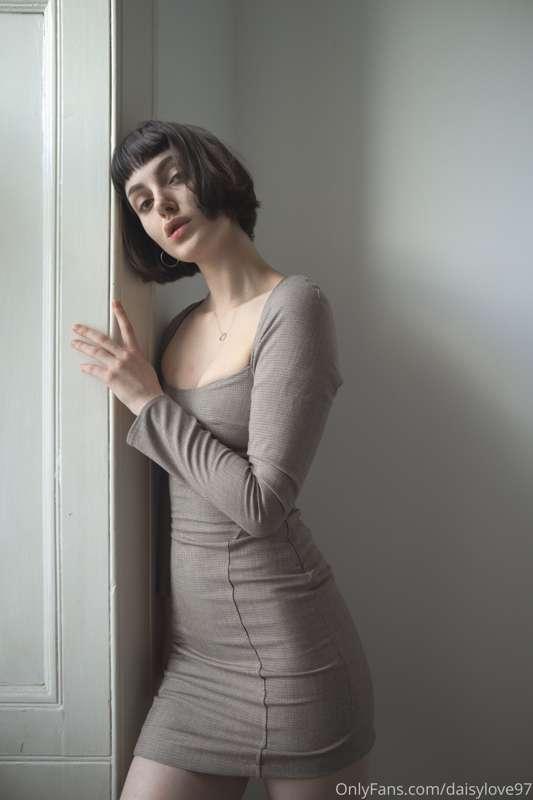 The dress looks even better on my bedroom floor..