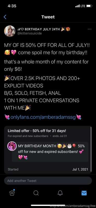 VIP ONLYFANS SALE 
@amberadamssg