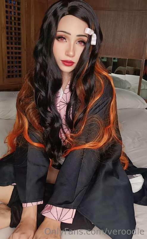 Here's your lil naughty Nezuko to brighten your moanday👀😍wan..