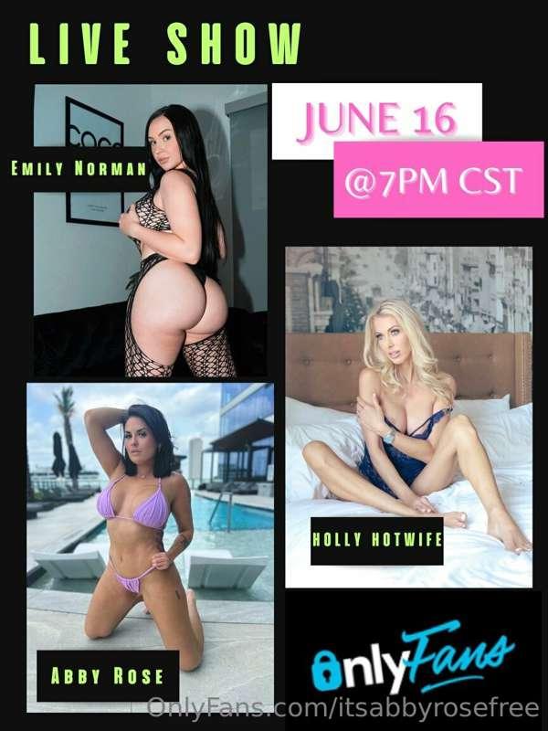 Hey guys we will be going live tomorrow on Chaturbate (my Ch..