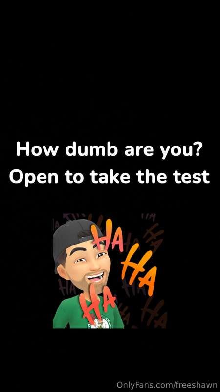 Let’s see how you do…. 