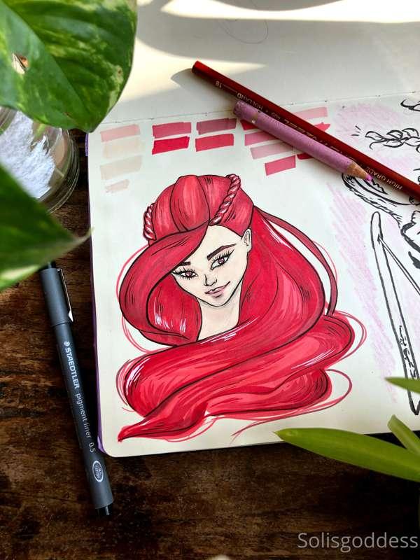 **🎨Art post!!!🌞**

I feel so calm and in peace when I'm crea..
