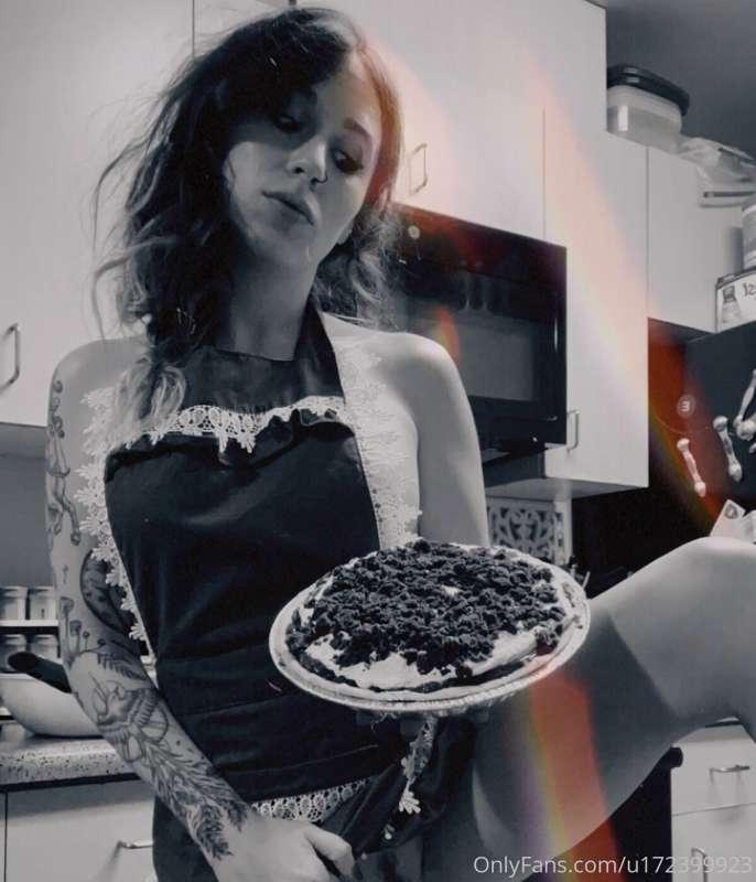 Perhaps some of my chocolate cream pie? I have other cream o..