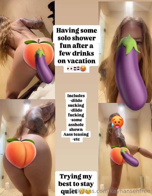 Vacation dildo fucks hit differentttttt 🥵 🥂🇩🇴🏝️