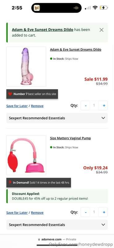 ordered some new toys! make sure to tip mommy so you can see..
