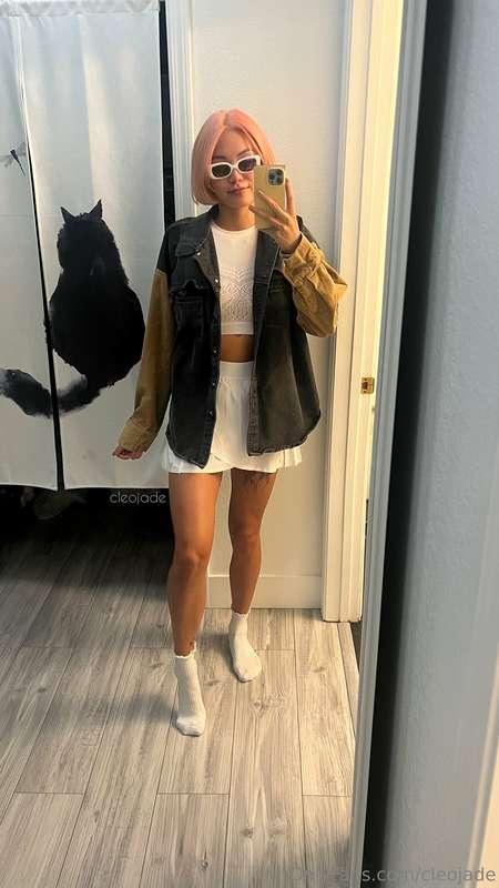 What would you take off first? Top? Skirt? Socks? 😛