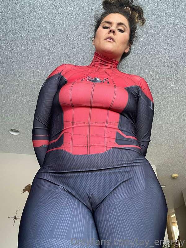 Hopefully my webs didn’t make you too sticky 🕸️🖤😘