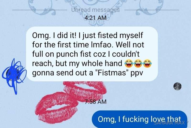 Thing's are looking hot on my friend's page this FISTMAS sea..