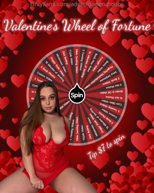 ❤️ Valentine’s Wheel of Fortune ❤️🍓Today your luck is in my ..