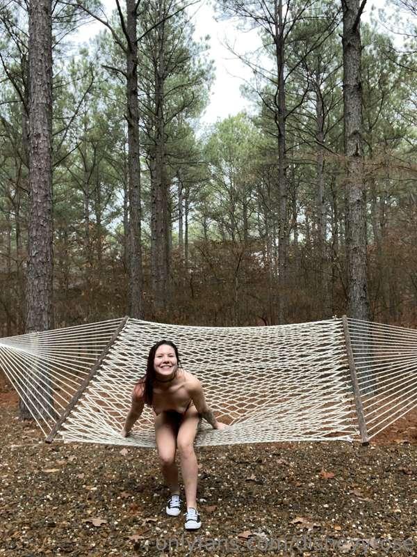 Let’s lay naked together in a hammock.. 

The third photo is..
