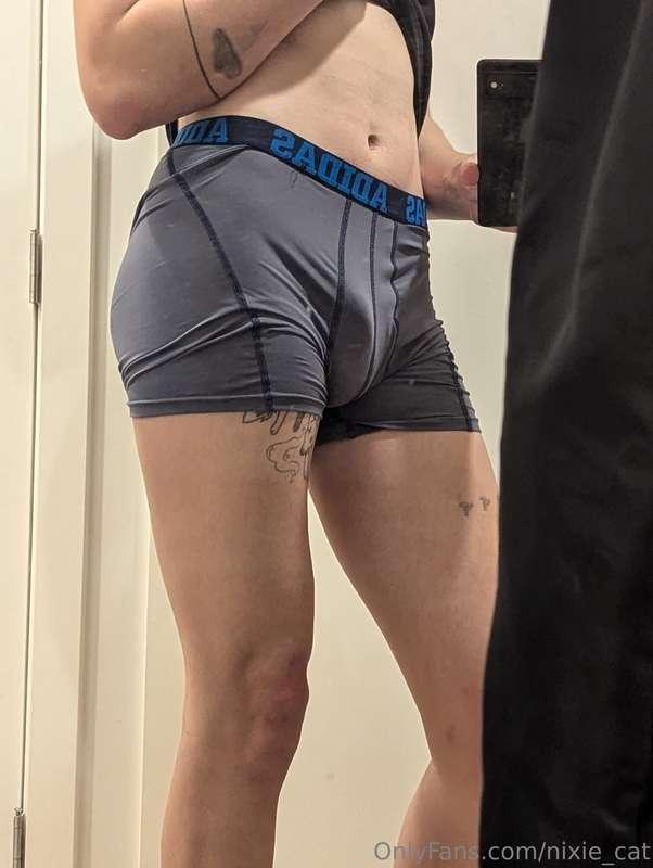 really sweaty after the gym.....