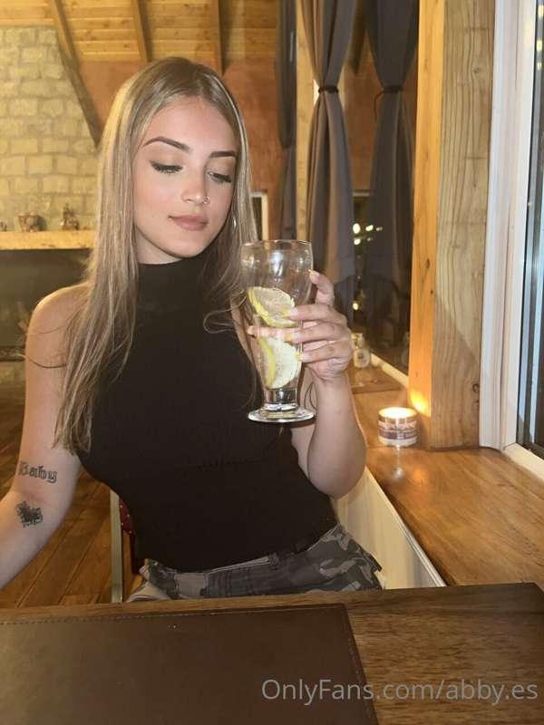 Let's raise this glass for hot sex we gonna do 😈