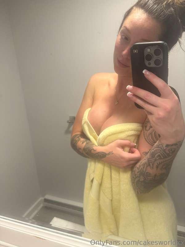 all squeaky clean & fresh out the shower .. you know what th..