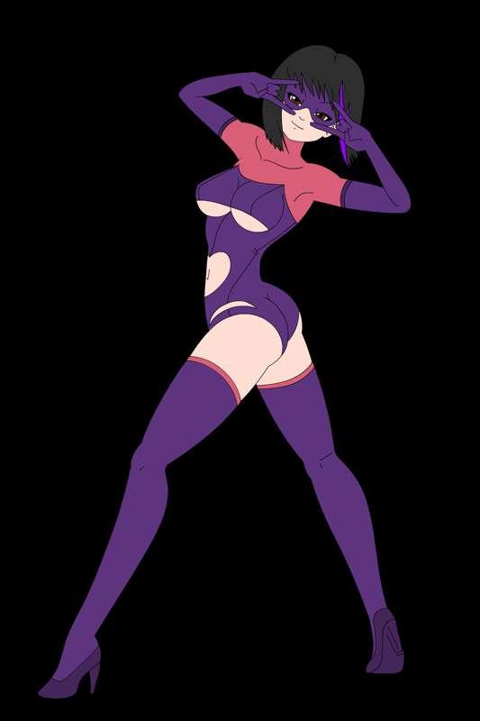 Herowork: funny hero pose
