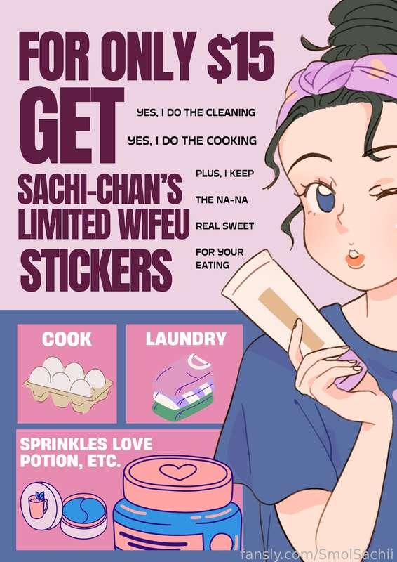 SACHI-CHAN WIFEU STIXX IS HERE!!!

 ⸜(｡˃ ᵕ ˂ )⸝♡

inclusion: 8 wifeu kokomi stickers + 1 free card for numbers game offering discounts &amp; special promos 💝

sachi-chan is hoping to receive support for her cute &amp; creative endeavors hereee 🥺 nyaaaaaah ~~

#fyp #asian #japanese #19 #petite #young #teen #kawaii #cosplay #cute