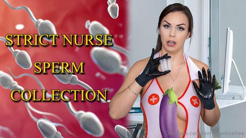 💦STRICT NURSE SPERM COLLECTION💦🔥Get your balls ready, you ar..
