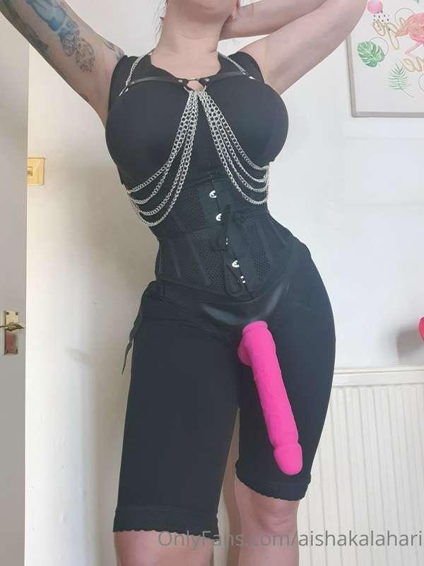 Are you ready to worship me and my strap on cock?