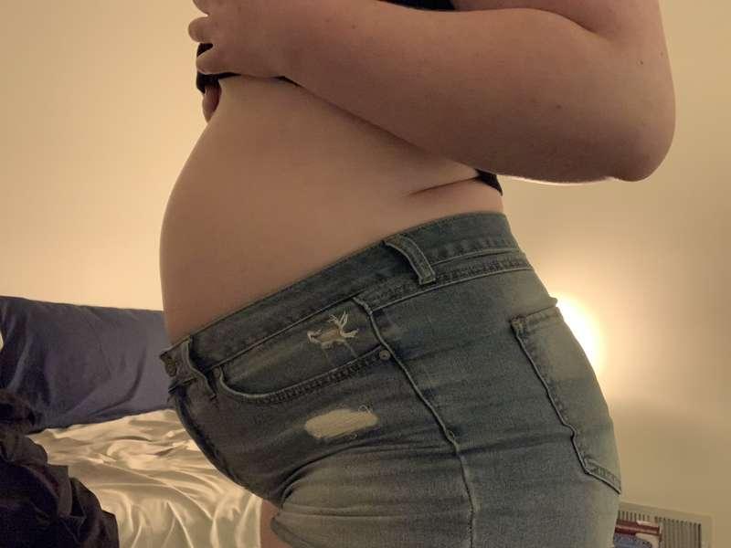 belly was Actually weighing me down