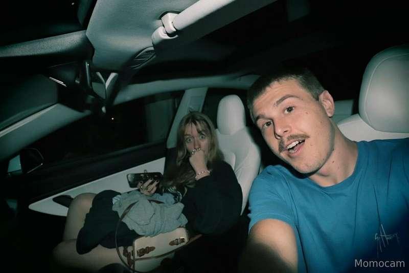 Took this pic while taking home Lilly one night… something a..